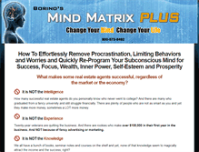 Tablet Screenshot of mindmatrixplus.com